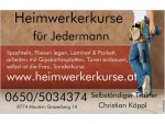 Kurse für Frauen und Männer Heimwerker & Häuslbauer