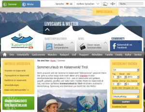 Informationsbüro Schwendt - Tourismusverband Kaiserwinkl