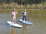 Stand Up Paddling (SUP) am Sulmsee