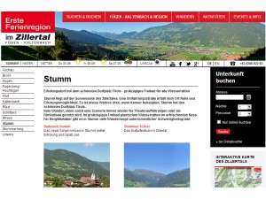 Stumm - Erste Ferienregion im Zillertal